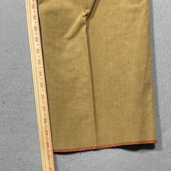 Ecko Unltd Pants Mens 36 Beige Flat Front Lightweight Straight Leg Corduroy NWOT - Picture 3 of 11